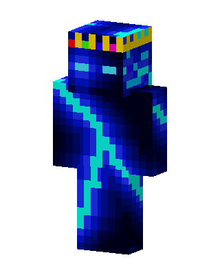 Crowned Lightning skin, 3D preview