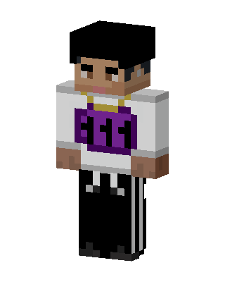 White Player Boy skin, 3D preview