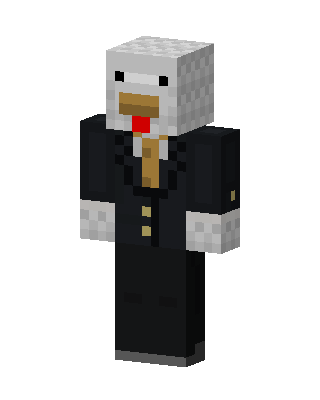 Chicken In Suit skin, 3D preview
