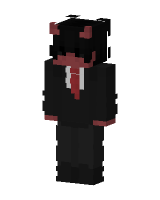 Black Player Boy skin, 3D preview