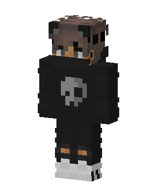 Black Player Boy skin, 3D preview
