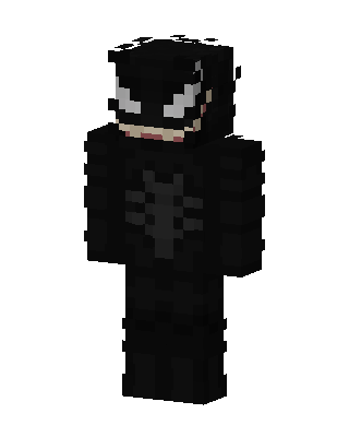 Black Fighter Boy skin, 3D preview