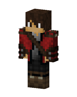 Crimson Ranger skin, 3D preview