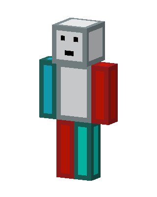 Mismatched Robot skin, 3D preview