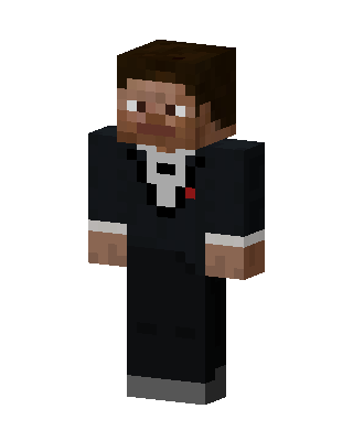 Tuxedo Steve Minecraft skin