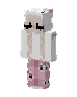 Hello Kitty Pajamas skin, 3D preview