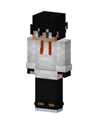 White Student Boy skin, 3D preview