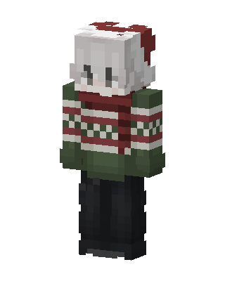 Christmas Sweater skin, 3D preview
