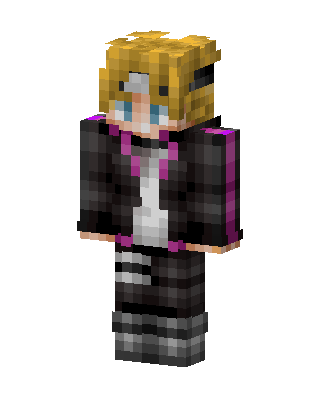 Black Anime Girl Minecraft e-girl skin