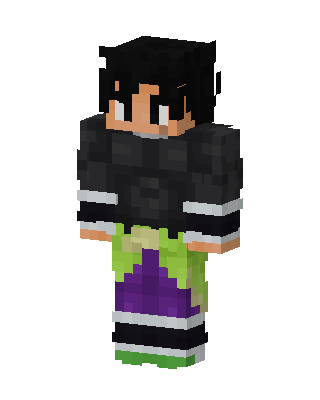 Broly skin, 3D preview
