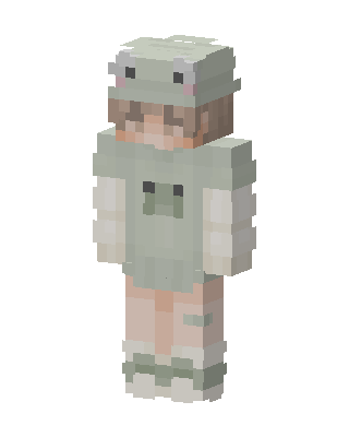 Frog Hoodie Minecraft skin
