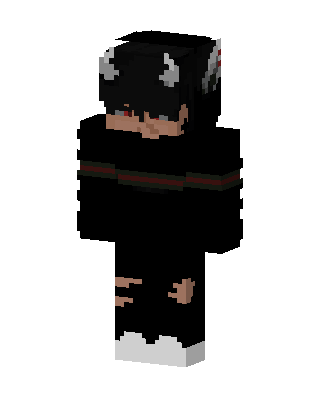 Horned Streetwear Boy Minecraft skin