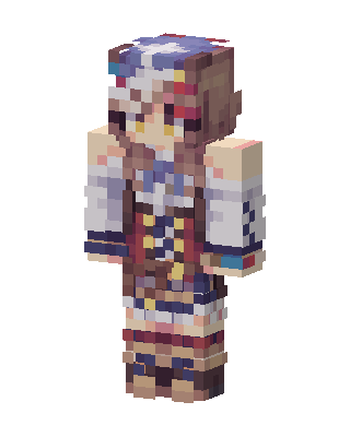 White Hero Girl Minecraft skin