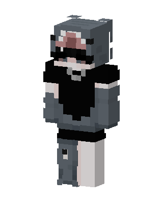 Shark Hoodie skin, 3D preview