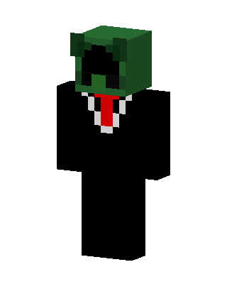 Creeper In Suit skin, 3D preview