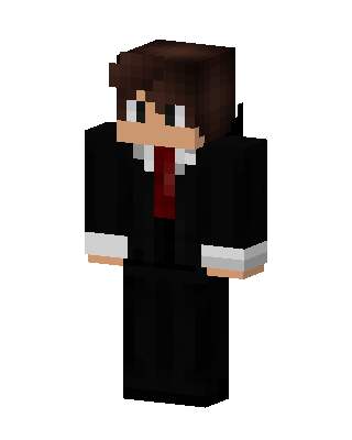 Suited Boy skin, 3D preview
