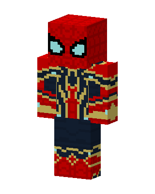 Iron Spider skin, 3D preview