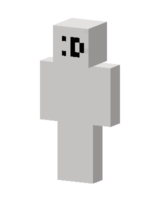 Happy Blank skin, 3D preview