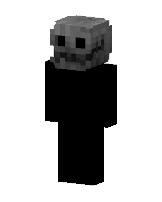 Black Villain skin, 3D preview