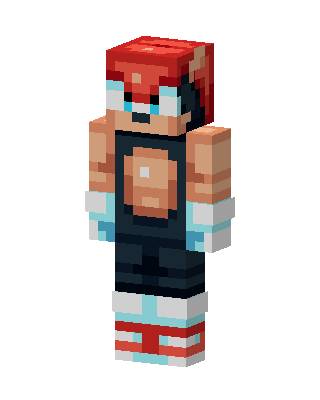 Red Hair Brawler skin, 3D preview