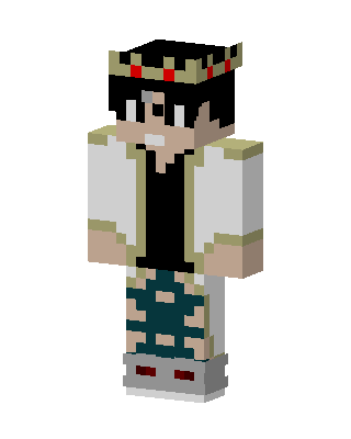 White Royal Boy skin, 3D preview