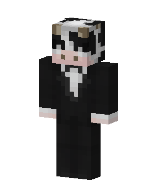 Cow In Tuxedo Minecraft skin