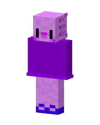 Purple Animal Girl Minecraft skin