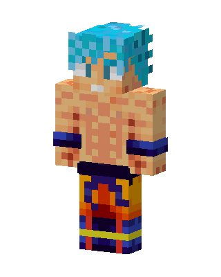 Cyan Anime Boy Minecraft anime skin