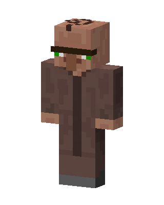 Brown Suit Boy skin, 3D preview