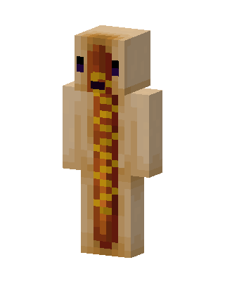 Hot Dog skin, 3D preview