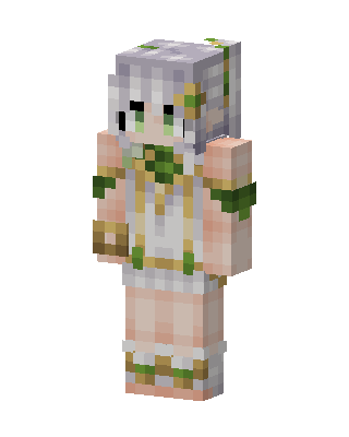 Forest Goddess skin, 3D preview