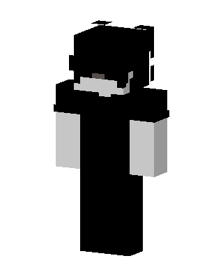 Monochrome Hoodie skin, 3D preview