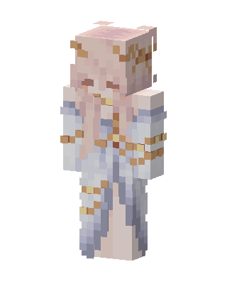 Celestial Priestess Minecraft white skin