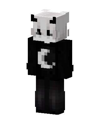 Black Panda skin, 3D preview