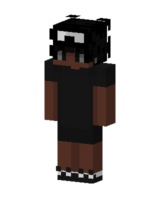 Black Player Boy Minecraft black skin