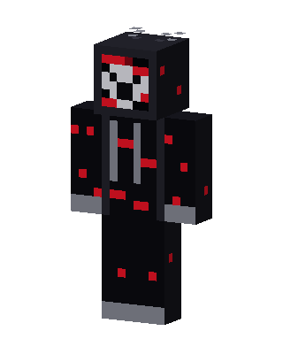 Black Fighter Boy skin, 3D preview