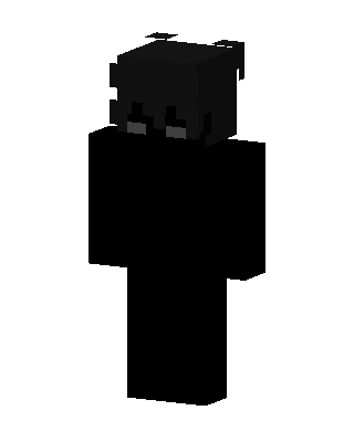 Black Mob Boy skin, 3D preview