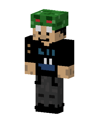 Camo Beanie Guy skin, 3D preview