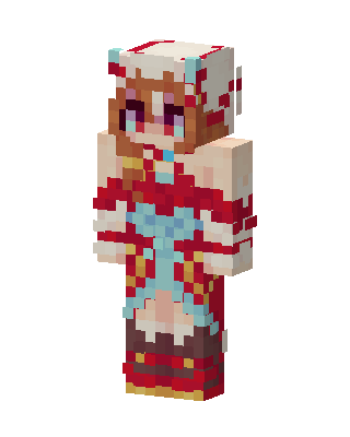 Holiday Maiden Minecraft skin