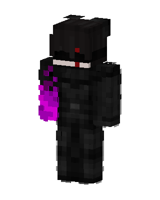 Void Enderman skin, 3D preview