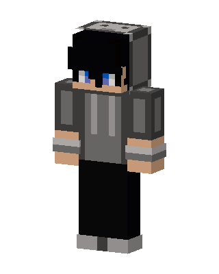 Shadow Hoodie skin, 3D preview