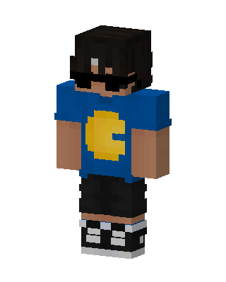 Blue Gamer Boy Minecraft blue skin