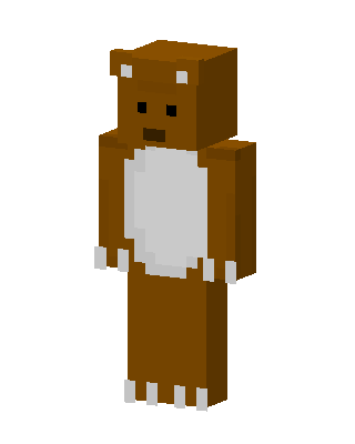 Brown Bear Minecraft skin