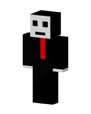 Suited Mime skin, 3D preview