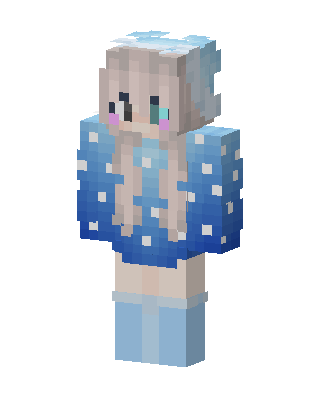 Snowflake Girl Minecraft skin