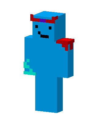 Mr. Meeseeks skin, 3D preview