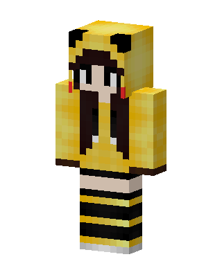 Pikachu Girl skin, 3D preview