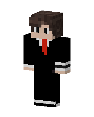Black Student Boy Minecraft black skin