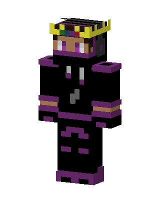 Black Crowned Villain skin, 3D preview