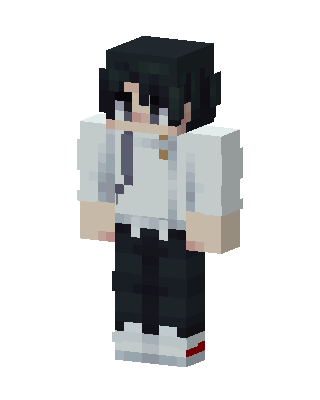 Monochrome Hoodie skin, 3D preview